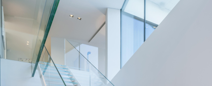 group ceyssens glass balustrade stairs panels glass banister